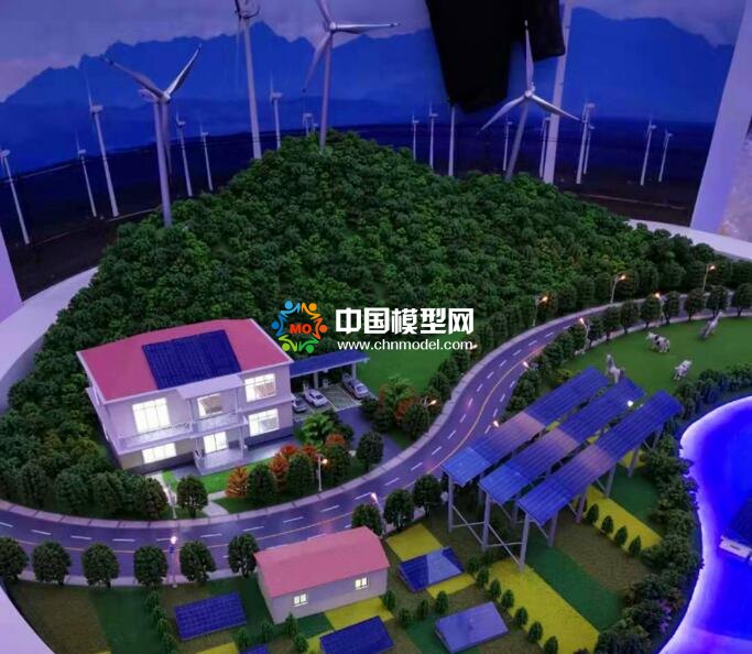 光伏風電新能源場景沙盤模型