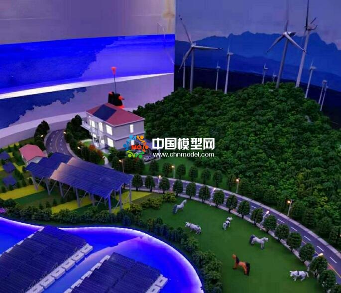 光伏風電新能源場景沙盤模型