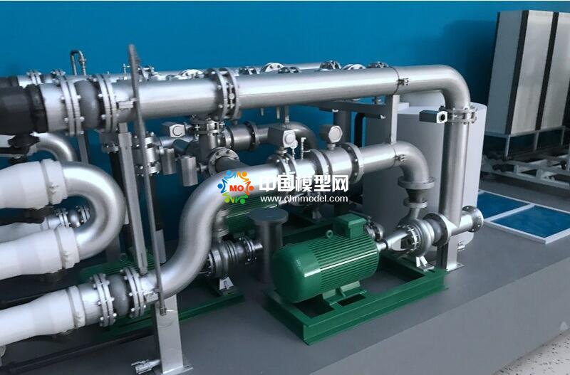 生活垃圾處理廠滲濾液及膜下水處理沙盤模型