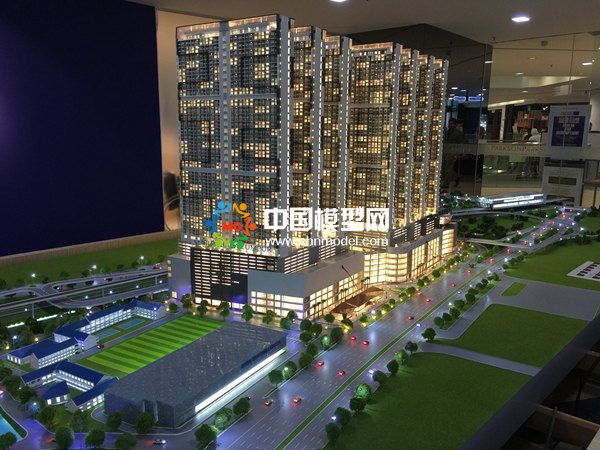 吉隆坡商業(yè)綜合體沙盤(pán)模型