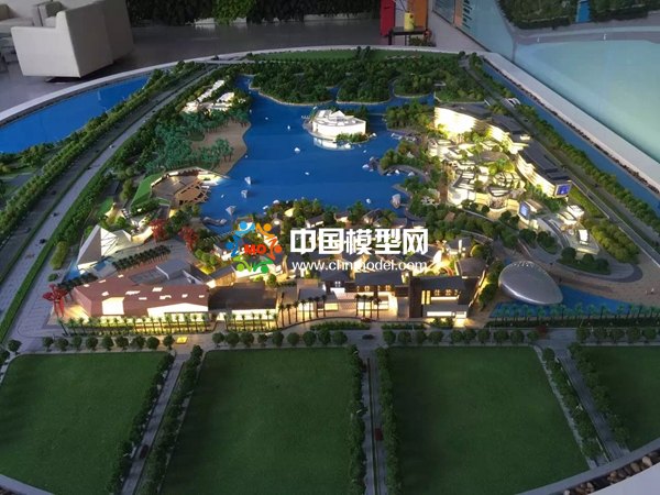 濕地公園規(guī)劃沙盤模型