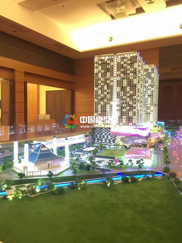 吉隆坡商業(yè)綜合體沙盤(pán)模型