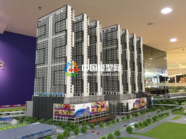 吉隆坡商業(yè)綜合體沙盤(pán)模型