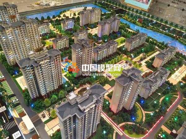 天潤(rùn)國(guó)際公館售樓建筑模型