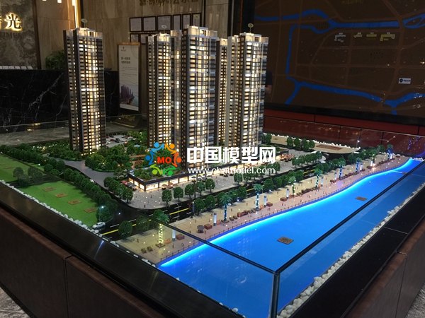 濱江時(shí)光園樓盤沙盤模型