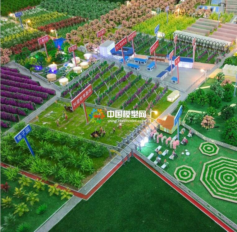 農業(yè)旅游觀光生態(tài)莊園沙盤模型