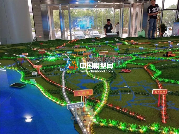 公路交通規(guī)劃沙盤(pán)模型