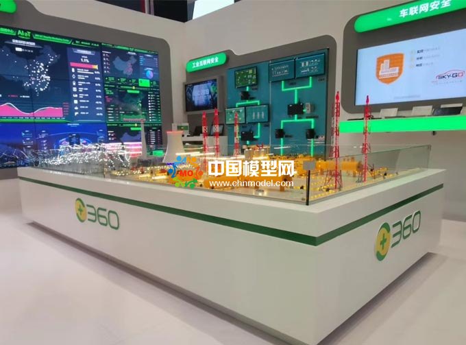 工業(yè)互聯(lián)網(wǎng)安全態(tài)勢(shì)感知平臺(tái)沙盤(pán)模型