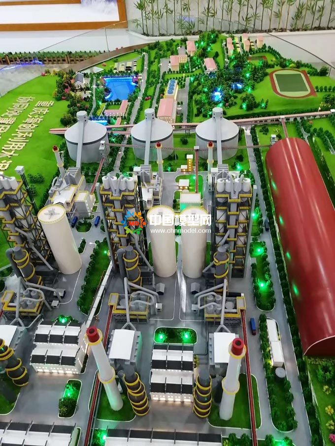 海螺水泥窯綜合利用固廢危廢項目沙盤模型