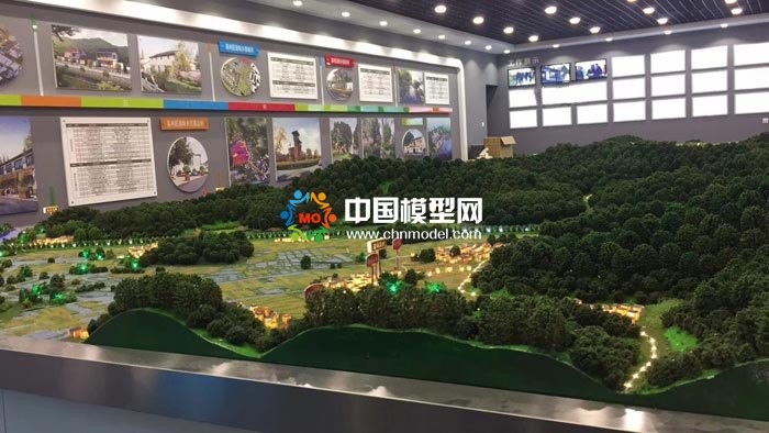 道場(chǎng)鄉(xiāng)美麗鄉(xiāng)村示范樣板區(qū)沙盤(pán)模型