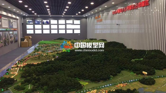 道場(chǎng)鄉(xiāng)美麗鄉(xiāng)村示范樣板區(qū)沙盤(pán)模型