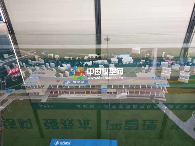 地鐵車站結(jié)構(gòu)沙盤模型