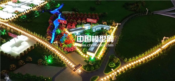現(xiàn)代農(nóng)業(yè)示范基地沙盤(pán)模型