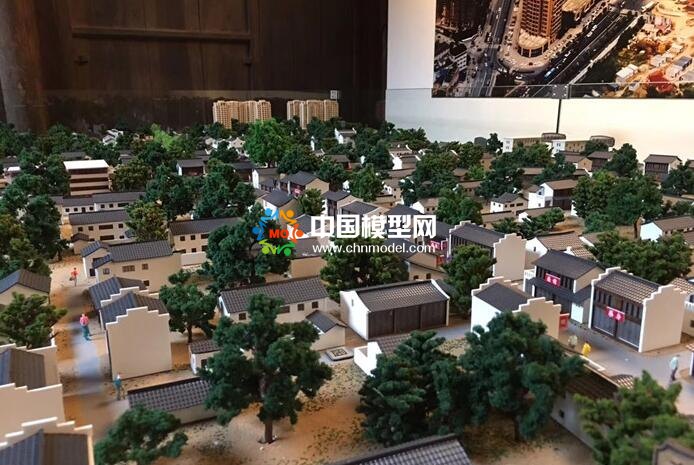 老街沙盤模型，復(fù)原模型