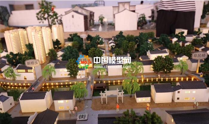 老街沙盤模型，復(fù)原模型