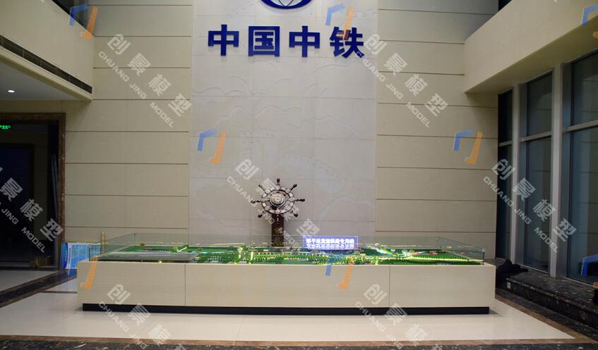 貨運(yùn)鐵路專(zhuān)用線沙盤(pán)模型