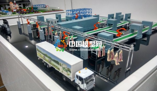 智慧工廠沙盤(pán)模型，生產(chǎn)線沙盤(pán)模型