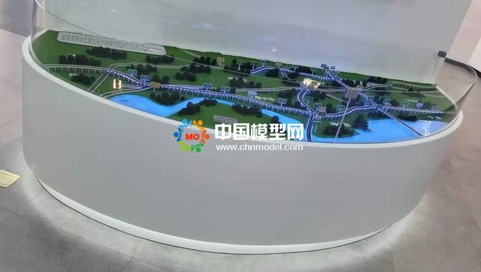 高速互通沙盤模型，高架橋沙盤模型，高速公路沙盤模型