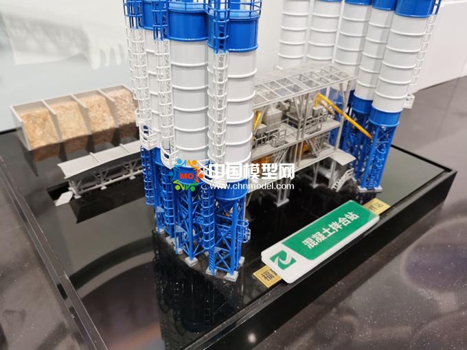 混凝土拌合站模型，混凝土攪拌站模型