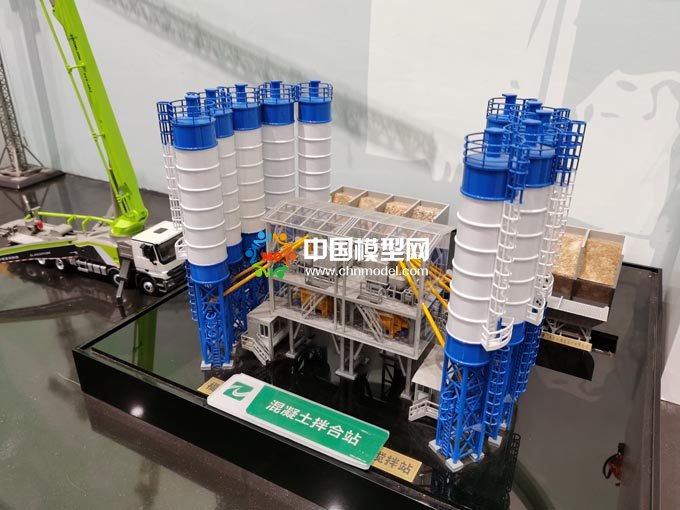 混凝土拌合站模型，混凝土攪拌站模型