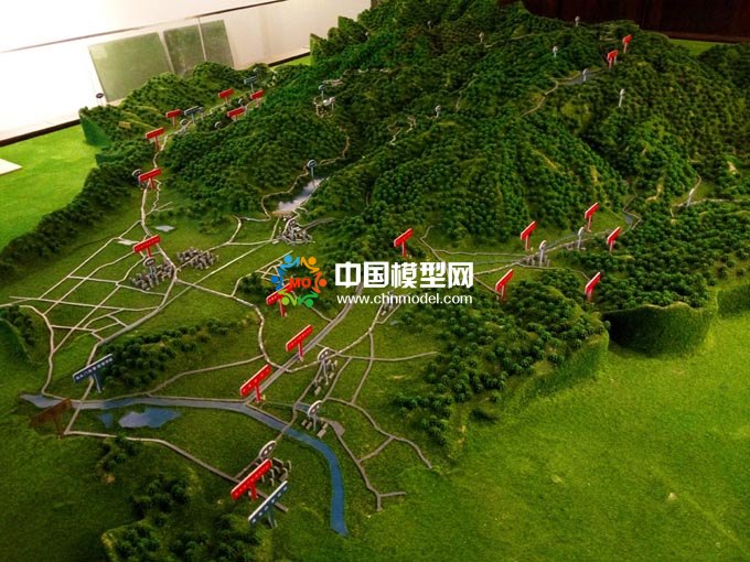 戰(zhàn)爭革命遺址沙盤模型