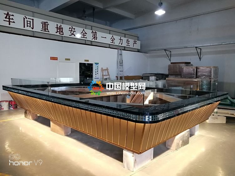 高檔樓盤模型底座，售樓部沙盤展臺(tái)（收藏）