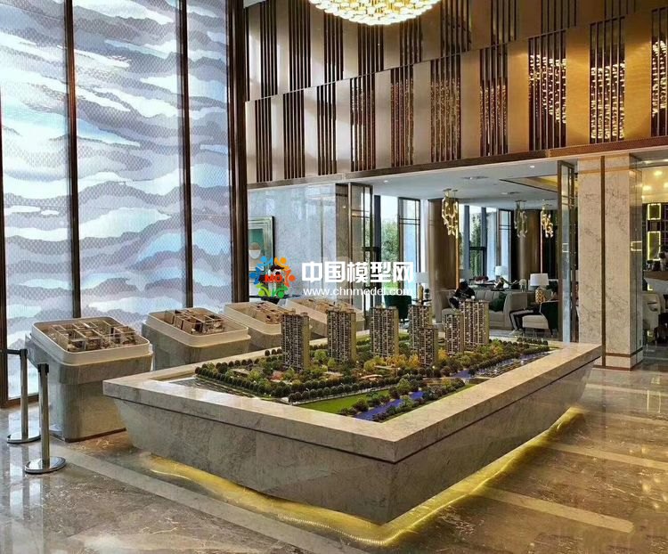 高檔樓盤模型底座，售樓部沙盤展臺(tái)（收藏）