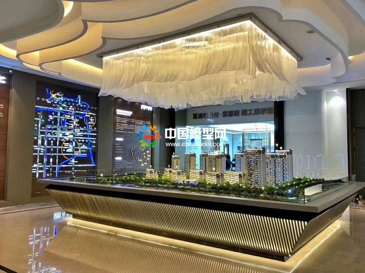 高檔樓盤模型底座，售樓部沙盤展臺(tái)（收藏）