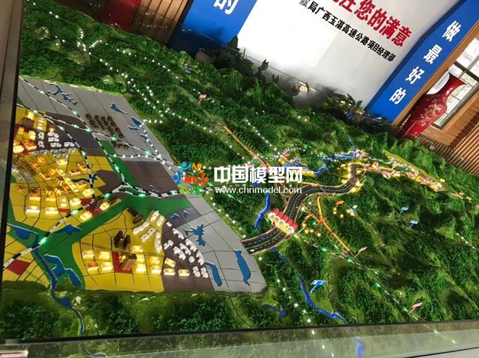 中交一航局高速公路沙盤模型