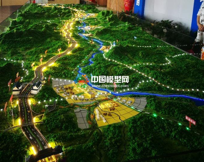 中交一航局高速公路沙盤模型