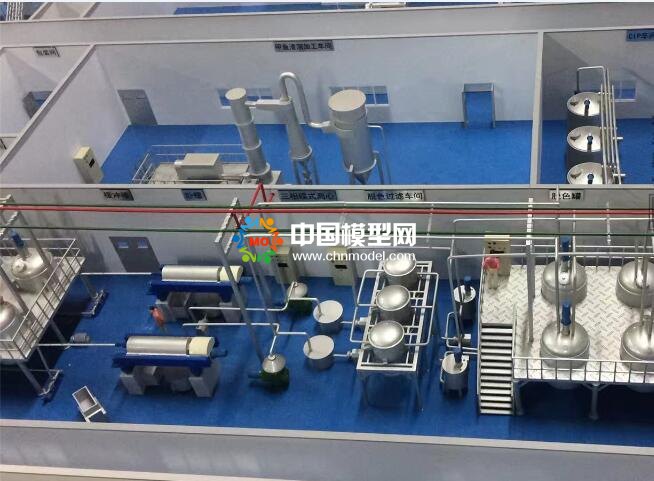 水產(chǎn)品深加工生產(chǎn)線(xiàn)沙盤(pán)模型