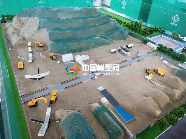 建筑垃圾再利用沙盤模型