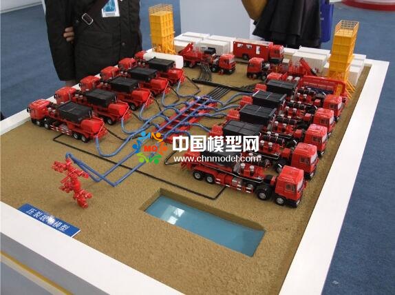 石油壓裂模型場(chǎng)景模擬