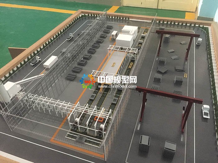 預制生產(chǎn)線沙盤模型                                            