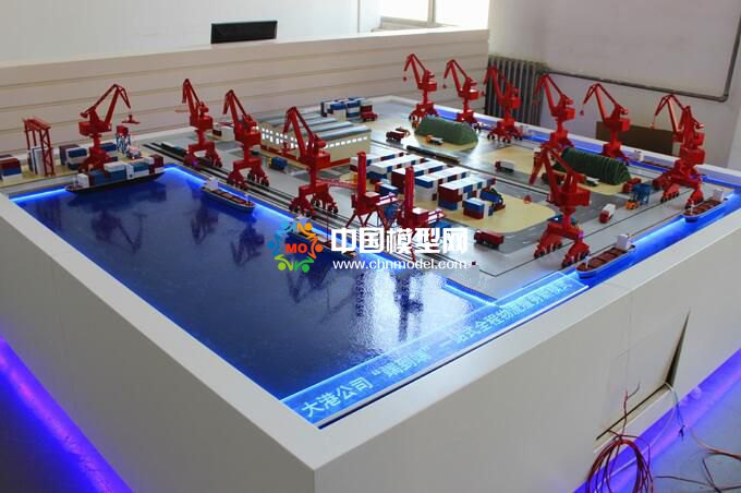 港口一站式物流服務沙盤模型