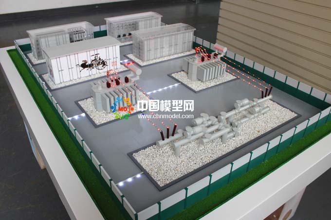 模塊化變電站模型，箱式變電站模型