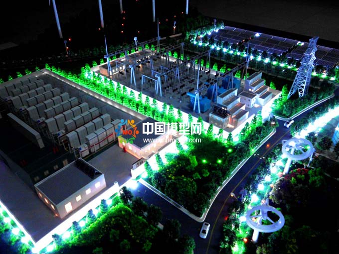 電池儲(chǔ)能系統(tǒng)沙盤模型