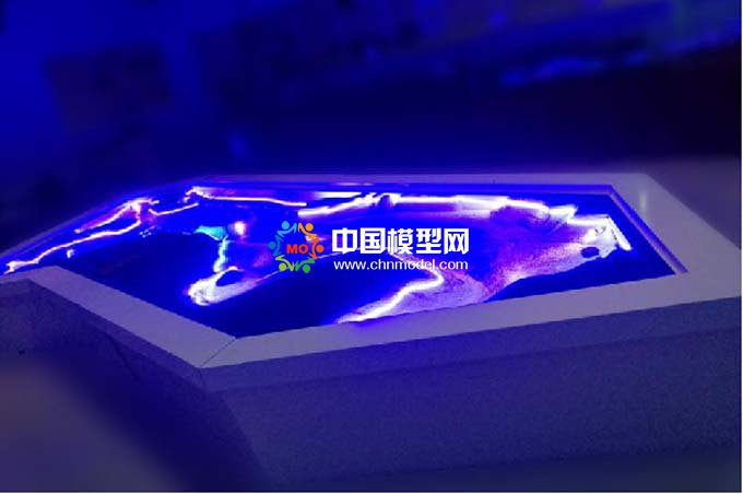 中國海域沙盤模型