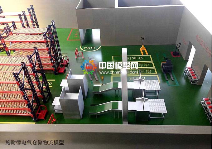 施耐德電氣倉(cāng)儲(chǔ)物流沙盤模型