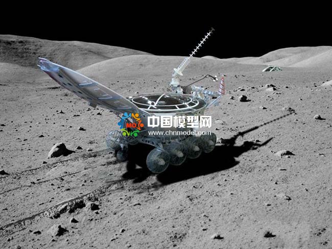 月球車模型，著陸器模型