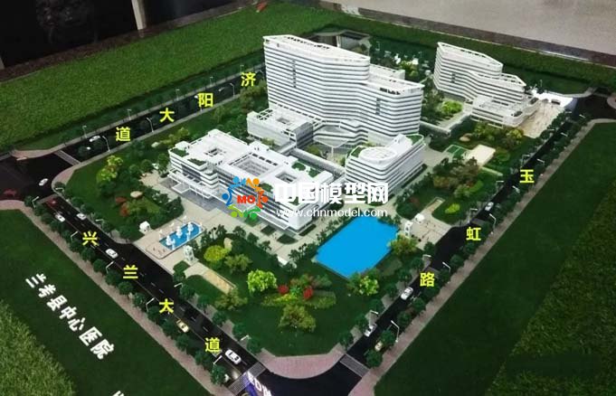 蘭考中心醫(yī)院新院區(qū)沙盤模型