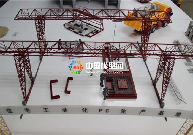 住宅工業(yè)化pc預(yù)制構(gòu)件生產(chǎn)沙盤模型