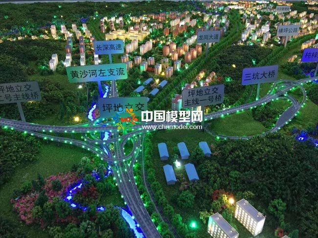 外環(huán)高速沙盤(pán)模型