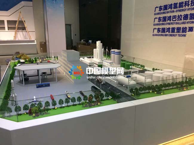 氫能源應(yīng)用場(chǎng)景沙盤模型，氫燃料電池沙盤模型