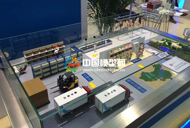 冷鏈物流沙盤模型