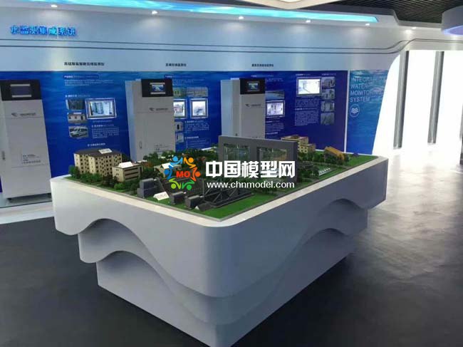 水環(huán)境監(jiān)測(cè)處理沙盤模型