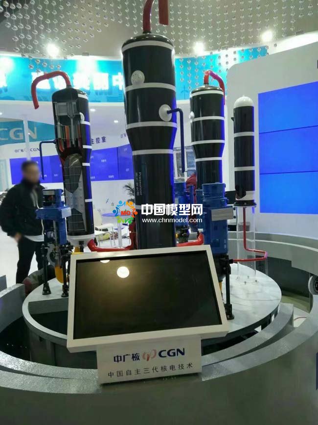 中國自主三代核電技術(shù)模型，突破核電裝備的自主化