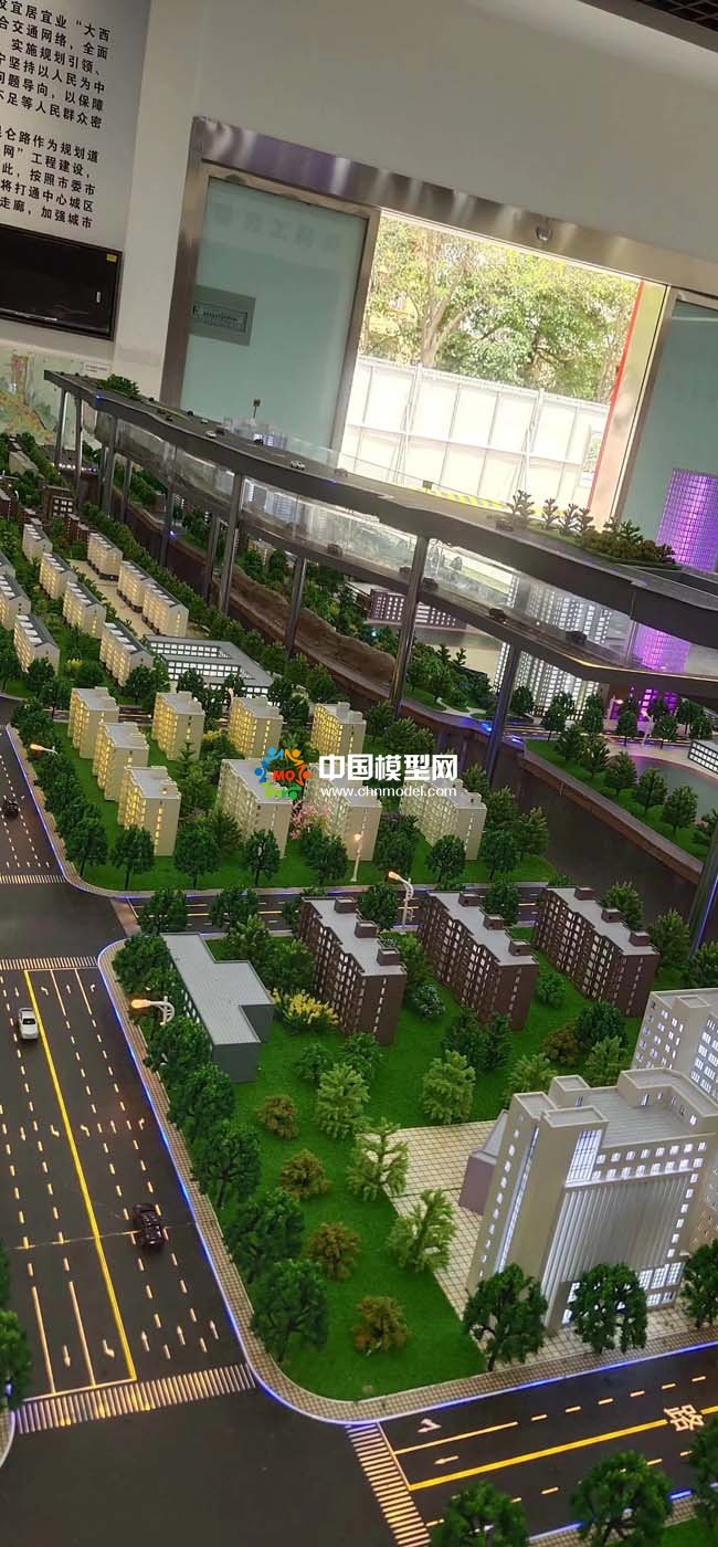 昆侖路快速化改造項(xiàng)目沙盤模型