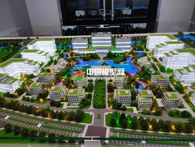 中電?？禑o(wú)錫物聯(lián)網(wǎng)產(chǎn)業(yè)基地沙盤(pán)模型