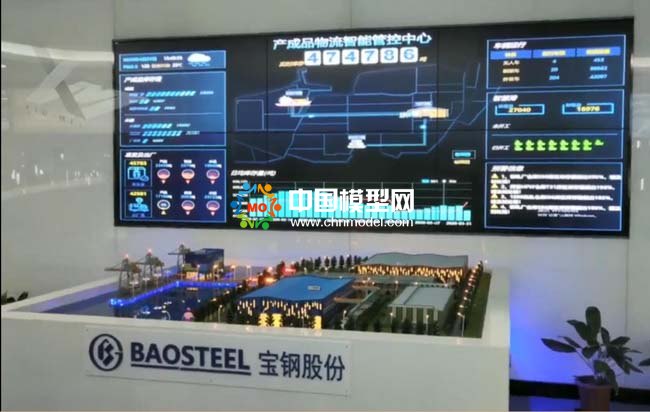 物流智能管控中心智慧物流沙盤(pán)模型